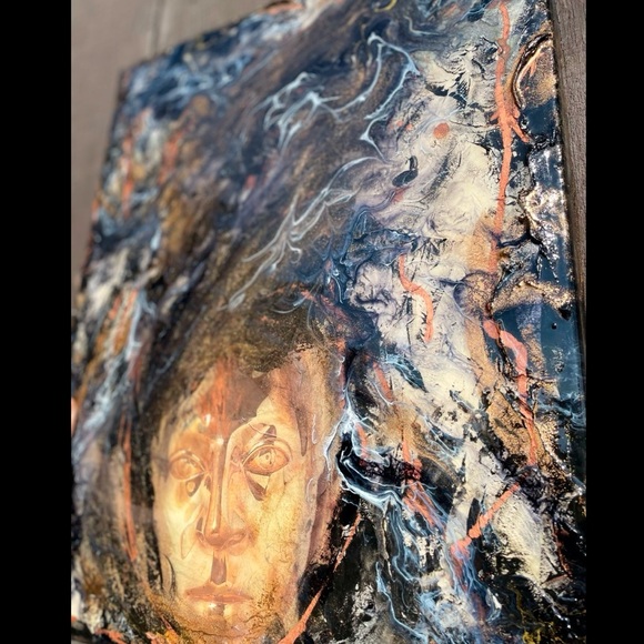 16”x20” Original Mixed Media Painting on Canvas Artwork - Picture 8 of 8